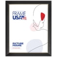 thumbnail image 1 of 14x18 Picture Frame – Black Deluxe Certificate Style 65876-002, 0.75 Inch Wood Moulding, Includes Plexiglass and Backing –&nbsp;Wall Display Frame for Art, Posters, or Photos – Frame USA, 1 of 4