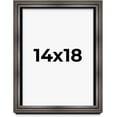 thumbnail image 1 of 14x18 Shadow Box Frame Brown Cherry | 2.625 Inches Deep Pine Wood Traditional Shadowbox Display, 1 of 8