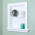 thumbnail image 1 of 14x18 White Aiden Wall Niche with plain back by Fox Hollow Furnishings, 1 of 2