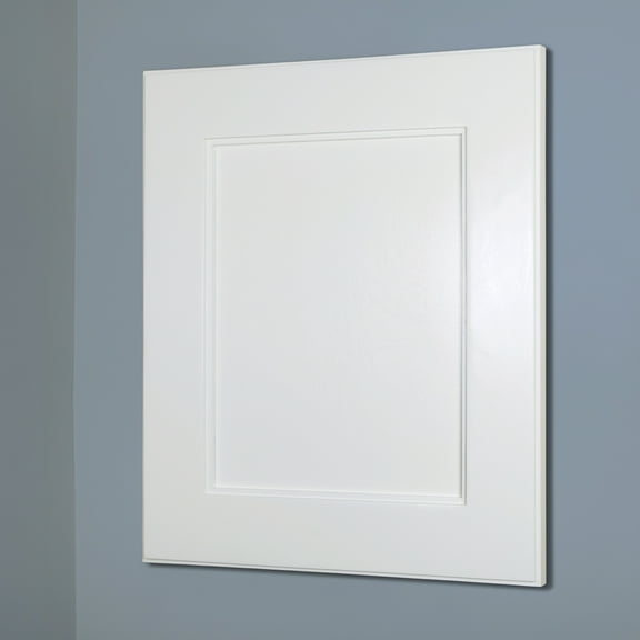 14x18 White Shaker Style Recessed Medicine Cabinet with no mirror by Fox Hollow Furnishings
