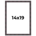 thumbnail image 1 of 14x19 Frame Brown Rustic Lacquered Walnut Solid Wood Picture Frame Width | 0.875 Inch Moulding, 1 of 8