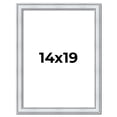 thumbnail image 1 of 14x19 Frame Sterling Silver Solid Wood Picture Frame | 1.25 Inch Moulding Width | 0.75 Inch, 1 of 8