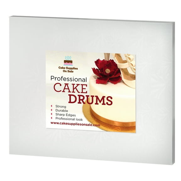 14x19 White Drum 1/2" thick, single unit