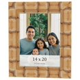 thumbnail image 1 of 14x20 Frame Beige Real Wood Picture Frame Width 3 inches | Interior Frame Depth 0.5 inches |, 1 of 8