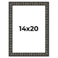 thumbnail image 1 of 14x20 Frame Black-Brown Medieval Solid Wood Picture Frame | 1.5 Inch Moulding Width | Gotham, 1 of 8