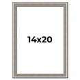 thumbnail image 1 of 14x20 Frame Grey Real Wood Picture Frame Width 1.25 inches | Interior Frame Depth 0.5 inches | Hans, 1 of 8