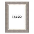 thumbnail image 1 of 14x20 Frame Grey Real Wood Picture Frame Width 2.75 Inches | Interior Frame Depth 0.5 Inches |, 1 of 8