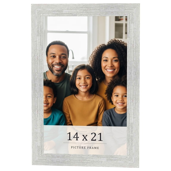 14x21 Frame White Real Wood Picture Frame Width 1.5 inches | Interior Frame Depth 0.5 inches | Barn