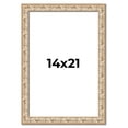 thumbnail image 1 of 14x21 Frame White Real Wood Picture Frame Width 1.5 inches | Interior Frame Depth 0.5 inches |, 1 of 8
