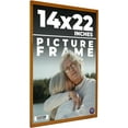 thumbnail image 1 of 14x22 - 14 x 22 Honey Pecan Flat Solid Wood Frame with UV Framer's Acrylic & Foam Board Backing -, 1 of 7