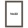 thumbnail image 1 of 14x22 Frame Black Bamboo Solid Wood Picture Frame Width 1.5 Inches | Interior Frame Depth 0.5, 1 of 8