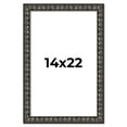 thumbnail image 1 of 14x22 Frame Black-Brown Medieval Solid Wood Picture Frame | 1.5 Inch Moulding Width | Gotham, 1 of 8