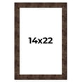 thumbnail image 1 of 14x22 Frame Brown Burl Real Wood Picture Frame Width 1.625 Inches | Interior Frame Depth 0.5 Inches, 1 of 8
