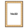 thumbnail image 1 of 14x22 Frame Gold Plein Aire Solid Wood Picture Frame Width 2 Inches | Interior Frame Depth 0.5, 1 of 8
