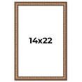 thumbnail image 1 of 14x22 Frame Gold Real Wood Picture Frame Width 1.25 inches | Interior Frame Depth 0.5 inches |, 1 of 8