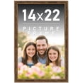 thumbnail image 1 of 14x22 Frame Gold Solid Wood Picture Frame - Complete Modern Photo Frame Includes UV Acrylic, 1 of 8