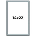 thumbnail image 1 of 14x22 Frame Rustic Sky Blue Solid Wood Picture Frame | 0.75 Inch Moulding Width |Includes UV, 1 of 8