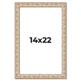 thumbnail image 1 of 14x22 Frame White Real Wood Picture Frame Width 1.5 inches | Interior Frame Depth 0.5 inches |, 1 of 8