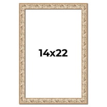 14x22 Frame White Real Wood Picture Frame Width 1.5 inches | Interior Frame Depth 0.5 inches |