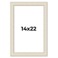 thumbnail image 1 of 14x22 Frame White Real Wood Picture Frame Width 1.75 inches | Interior Frame Depth 0.5 inches |, 1 of 8
