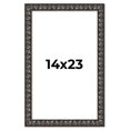 thumbnail image 1 of 14x23 Frame Black-Brown Medieval Solid Wood Picture Frame | 1.5 Inch Moulding Width | Gotham, 1 of 8