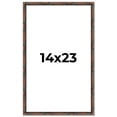 thumbnail image 1 of 14x23 Frame Brown Bamboo with Dark Coffee/Walnut Finish | Solid Wood Picture Frame Width 0.75, 1 of 8