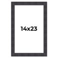 thumbnail image 1 of 14x23 Frame Brown Rustic Solid Wood Picture Frame 1.5 Inches Wide | Interior Frame Depth 0.5 Inches, 1 of 8