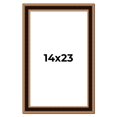 thumbnail image 1 of 14x23 Frame Gold Brown Plein Air Vintage Solid Wood Picture Frame | 1.75 Inches Moulding Width |, 1 of 8