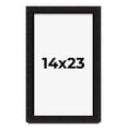 thumbnail image 1 of 14x23 Shadow Box Black Solid Wood Display Picture Frame | 1 Inch Rabbet Depth | | 1.375 Inch, 1 of 4