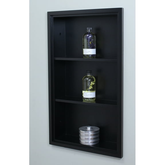 14x24 Black Sloane Wall Niche with plain back