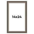 thumbnail image 1 of 14x24 Frame Brown Solid Wood Picture Frame | 1.75 Inch Moulding Width | Austin Frame Complete with, 1 of 8