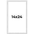 thumbnail image 1 of 14x24 Frame White Real Wood Picture Frame Width 0.75 inches | Interior Frame Depth 0.5 inches |, 1 of 8
