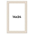 thumbnail image 1 of 14x24 Frame White Real Wood Picture Frame Width 1.75 inches | Interior Frame Depth 0.5 inches |, 1 of 8