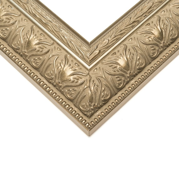 14x24 Museum Silver Picture Frame - UV Acrylic, Foam Board Backing, Hanging Hardware