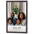 thumbnail image 1 of 14x24 Rustic Brown Real Wood Picture Frame Width 0.75 inches | Interior Frame Depth 0.5 inches |, 1 of 8