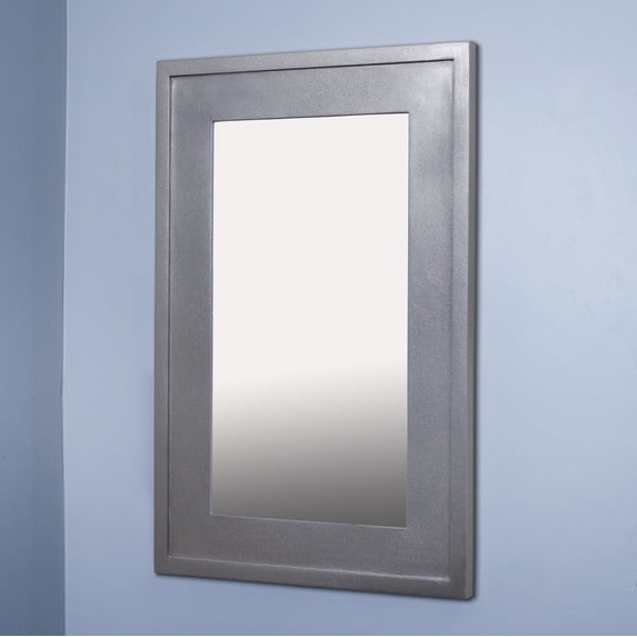 14x24 Silver Mirrored Medicine Cabinet by Fox Hollow Furnishings