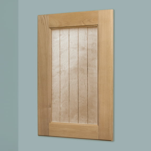 14x24 Unfinished Shaker Beadboard Recessed Medicine Cabinet with no mirror