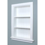 14x24 White Aiden Wall Niche by Fox Hollow Furnishings
