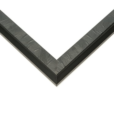 14x25 Frame Black Real Wood Picture Frame Width 1.25 inches | Interior Frame Depth 0.25 inches |