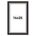 thumbnail image 1 of 14x25 Frame Black Real Wood Picture Frame Width 2.25 Inches | Interior Frame Depth 0.5 Inches |, 1 of 8