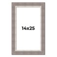 thumbnail image 1 of 14x25 Frame Grey Real Wood Picture Frame Width 2.75 Inches | Interior Frame Depth 0.5 Inches |, 1 of 8