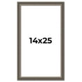 thumbnail image 1 of 14x25 Frame Silver Real Wood Picture Frame Width 1.25 Inches | Interior Frame Depth 0.5 Inches |, 1 of 8