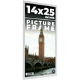 thumbnail image 1 of 14x25 Frame White Real Wood Picture Frame Width 0.75 inches | Interior Frame Depth 0.5 inches |, 1 of 8