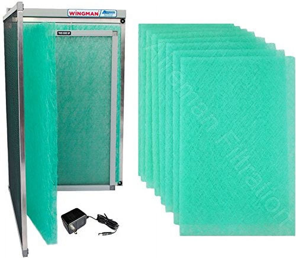 14x25x1 Electronic Air Filter Including Year Supply of Replacement Pads - Homeowner Installed- Simply Replace Your Current AC Furnace Air Filter and PLUG IT IN!