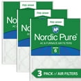 thumbnail image 1 of 14x25x1 MERV 6 Poly Green AC Furnace Air Filter 3 Pack - Captures Dust/Pollen, 1 of 7