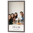 thumbnail image 1 of 14x26 Frame Blue Kingsley Pewter Solid Wood Picture Frame Width 0.75 Inches |Interior Depth 0.5, 1 of 8