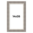 thumbnail image 1 of 14x26 Frame Grey Real Wood Picture Frame Width 2.75 Inches | Interior Frame Depth 0.5 Inches |, 1 of 8