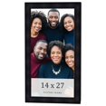 thumbnail image 1 of 14x27 Frame Black Passaggi Solid Wood Picture Frame Width 1.5 Inches | Interior Depth 0.5 Inches |, 1 of 8