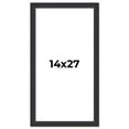 thumbnail image 1 of 14x27 Frame Black Real Wood Picture Frame Width 1.25 Inches | Interior Frame Depth 0.5 Inches |, 1 of 8