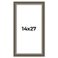thumbnail image 1 of 14x27 Frame Brown Solid Wood Picture Frame | 1.75 Inch Moulding Width | Austin Frame Complete with, 1 of 8